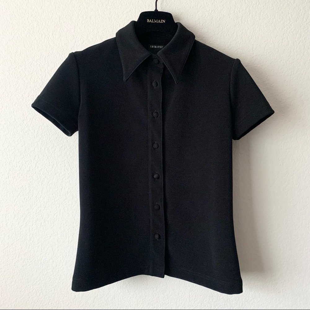 Vintage thick button up